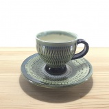 小鹿田焼の【アウトレット】コーヒーカップセット