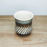 小鹿田焼の【割引中！】湯のみ　刷毛目